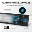 Calefactor Infrarrojo de Pared Digital Philco PBSV2022P 2000W con Display y Control Remoto